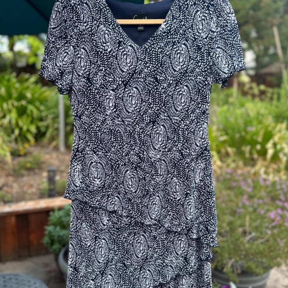 Connected Apparel Short Sleeve Mini Dress